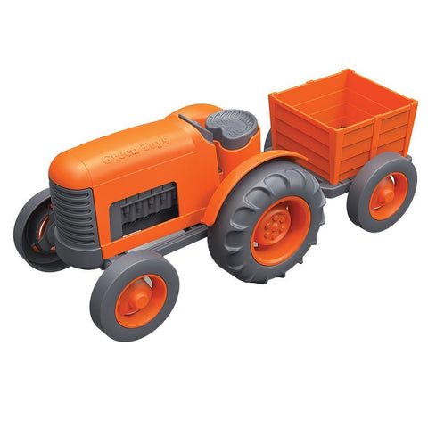Tractor Naranja Green Toys