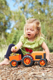 Tractor Naranja Green Toys